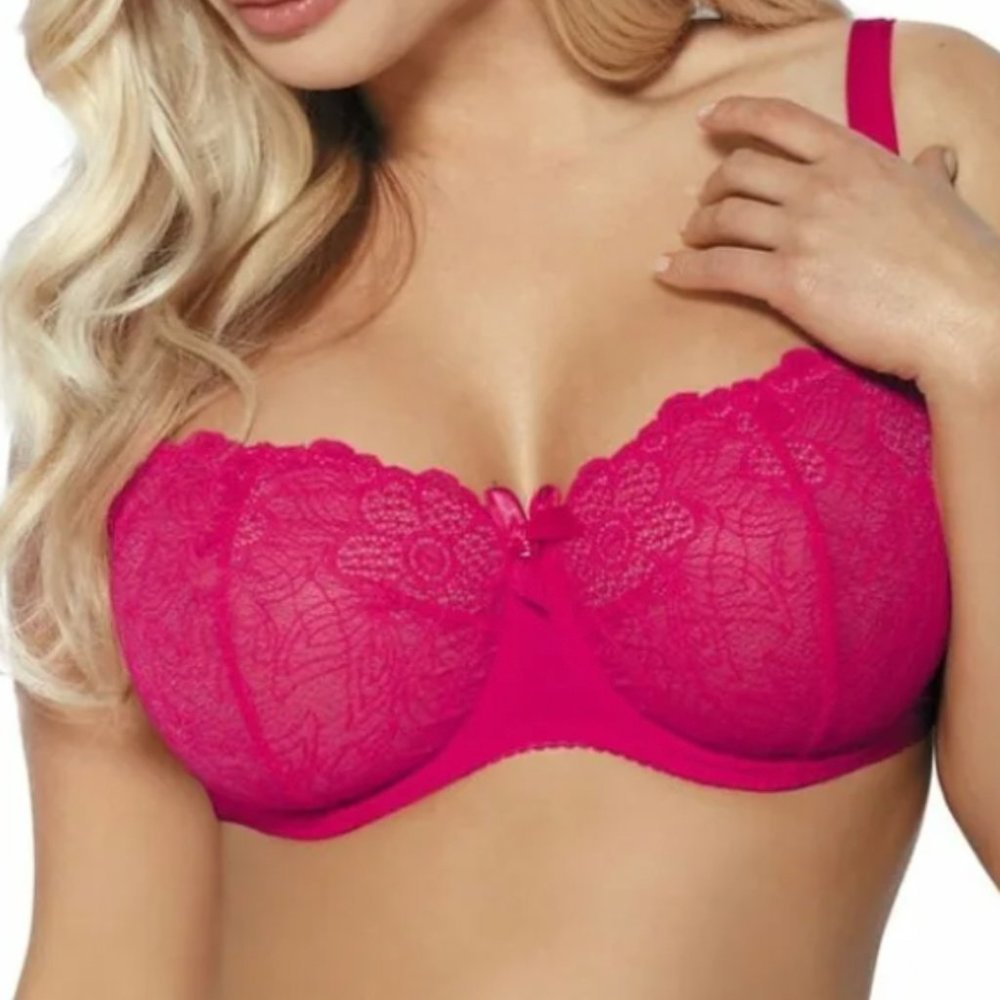 MIIYU - SIMONS- Floral lace full-bust bra